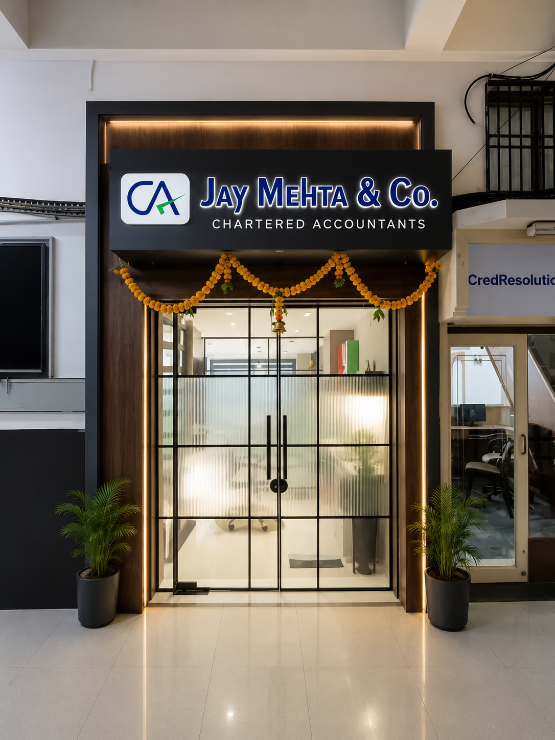 Jay Mehta & Co. Office Entrance Surat